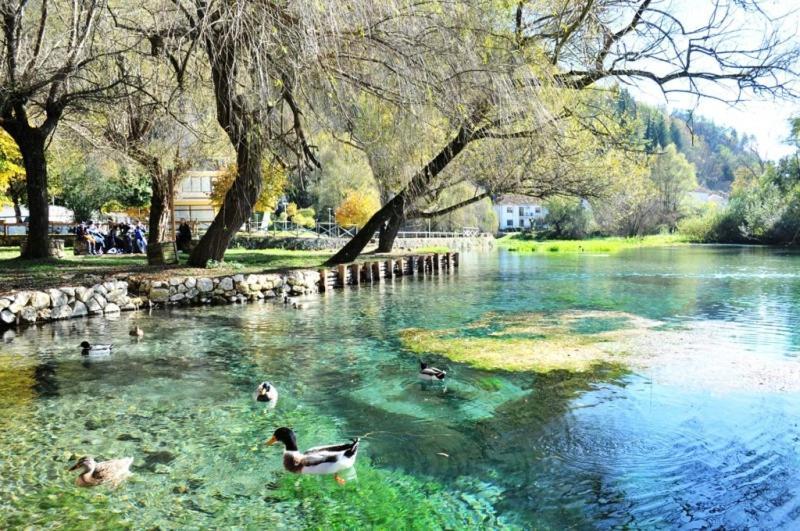 Casa Rosamari - Su Lago Di Posta Fibreno, Appartamento Con Camino Exterior foto